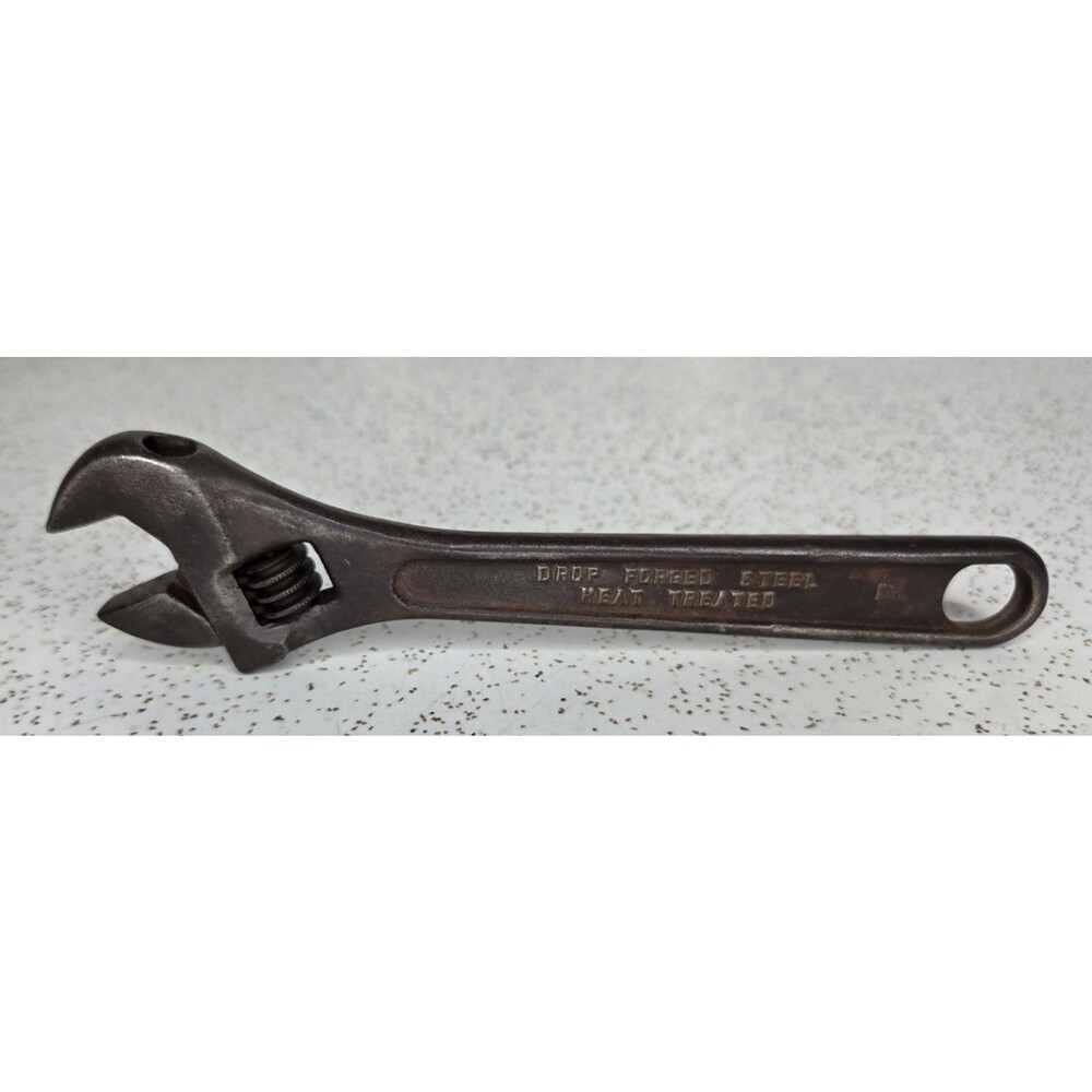 Vintage Adjustable Wrench 1" Automatic Transmission Co Lima Ohio USA Drop Forged